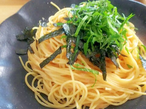 生クリーム不要！明太子パスタ